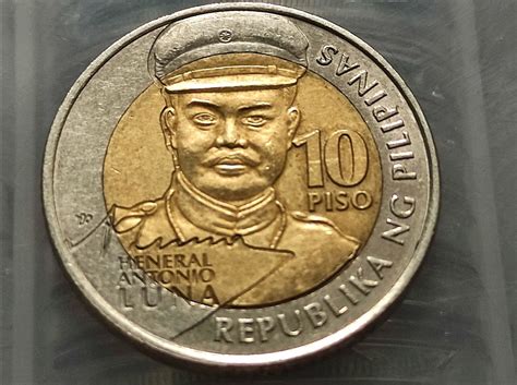heneral antonio luna 10 peso coin value|10 Piso 2016 Coin Value .